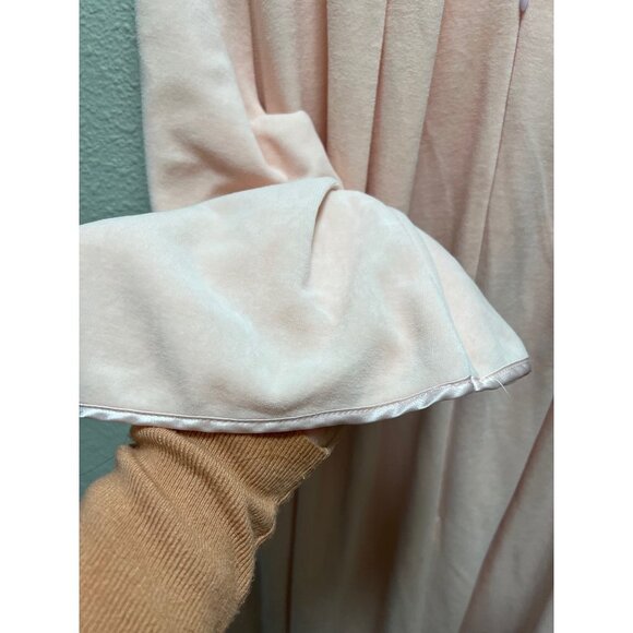 Vintage Diamond Tea Long Robe Soft Velour  with Pockets - Picture 6 of 9